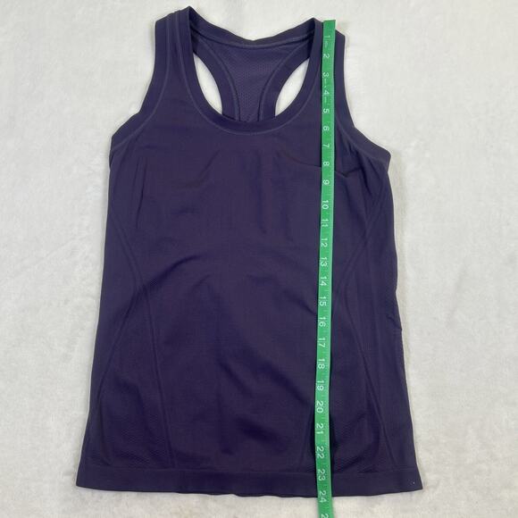 ATHLETA Momentum Seamless Tank Top No Size Purple Running Workout Shirt Charity - Picture 2 of 5